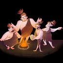 Proyecto: Cavernicolas. Un projet de Animation, Animation 2D, Art conceptuel, Créativité, Direction artistique, Conception de personnages, Conception de jeux vidéo, Illustration traditionnelle et Illustration numérique de Victoria Plata Ramos - 15.06.2020