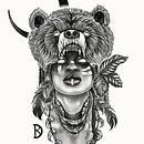 Meu projeto do curso: Desenho e ilustração digital de tatuagens com o Procreate. Projekt z dziedziny Trad, c i jna ilustracja użytkownika Mayara Sampaio - 16.06.2020