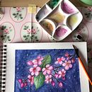 Proyecto final de Creación de paletas de color con acuarela . % Venezia Re tarafından hazırlanan Yaratıcılık, Çizim, Sanatsal Çizim, Geleneksel illüstras, on, Botanik İllüstras, on, Sulubo, a Resim, Ve Eskiz defteri projesi - 06.17.2020