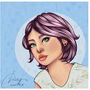 Resultado final - Camila Paier / Retrato de personagens femininas com Procreate. Un proyecto de Concept Art e Ilustración tradicional de Camila Paier - 18.06.2020