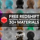 Librería gratuita de materiales para Redshift C4D. 3D project by Alejandro Magnieto Benlliure - 06.18.2020