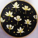Mi Proyecto del curso: Composición floral con acrílico y bordado. Embroider project by Ariadne Silva - 06.18.2020