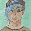 Autoretrato 1. Desenho, Desenho a lápis, e Desenho de retrato projeto de Joeseph Saúl Mendoza García - 20.06.2020