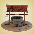 Pozzo Low Poly 3D . Un projet de 3D , et Modélisation 3D de Luisa Strangis - 21.06.2020