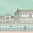 My project: "Alte Nationalgalerie" from the other side of the river | Berlin Ein Projekt aus dem Bereich Architektonische Illustration von Daniel Chimal - 22.06.2020