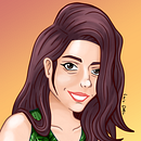 Meu projeto do curso: Retrato de personagens femininas com Procreate. Ilustração digital projeto de Luiz Paulo Almeida - 22.06.2020