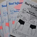 Mi Proyecto: "Bad influences" Fanzine. Un proyecto de Ilustración tradicional de alicia_yay - 22.06.2020