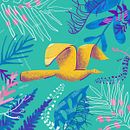 Mi Proyecto del curso: Ilustración flat con Photoshop. Graphic Design, and Traditional illustration project by Mikaela Rivero - 06.22.2020