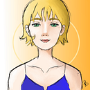 Meu projeto do curso: Retrato de personagens femininas com Procreate. Un projet de Dessin numérique de Flávia Amaro - 23.06.2020