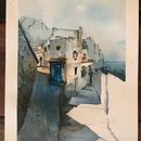 My project in Architectural Sketching with Watercolor and Ink course. Un projet de Aquarelle de Lisa Beltran - 24.06.2020