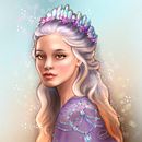 Lady with crystal crown. Un proyecto de Ilustración digital de Gemma Adreani - 24.06.2020