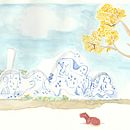 Meu projeto do curso: Ilustração em aquarela com influência japonesa . % Eduardo Shiiti Jacob Toma tarafından hazırlanan Tablo projesi - 06.25.2020
