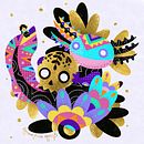 Mi Proyecto del curso: Ilustración flat con Photoshop. Traditional illustration project by marianapulido.art - 06.25.2020