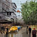 My project in Urban Landscapes in Watercolor course. Un proyecto de Pintura a la acuarela de bry.atk - 27.06.2020