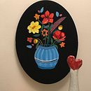 My project in Flower Composition with Acrylic Paint and Embroidery course. Een project van Craft van bochimanda - 28.06.2020
