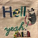 hell yeah. Un projet de Broderie de Marian Suarez - 30.06.2020