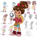 Character Design - CHLOE & HUGO . % Lisa B tarafından hazırlanan 2D Animas, on, Geleneksel illüstras, Ve on projesi - 06.30.2020