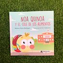 Noa Quinoa y el cole de los alimentos . Projekt z dziedziny R, sunek c, frow, Grafika ed, torska, Projektowanie graficzne, Trad, c, jna ilustracja, Ilustracja c, frowa, Ilustracje dla dzieci i Grafika wektorowa użytkownika Sra. Cabezona - 01.03.2020