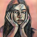Meu projeto do curso: Retrato artístico em aquarela Ein Projekt aus dem Bereich Porträtzeichnung, Malerei und Aquarellmalerei von Julia Stein Saleme - 03.07.2020