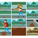 Meu projeto do curso: Animação vetorial estilo quadro a quadro com After Effects. Animação 2D projeto de dicksoneditor - 01.07.2020