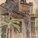 My project in Architectural Sketching with Watercolor and Ink course, traditional architecture in my hometown in southern China . % litchi tarafından hazırlanan Programlama projesi - 08.09.2020