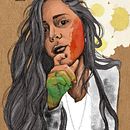 Mi Proyecto del curso: Retrato ilustrado con Procreate. Realizado en photoshop . Een project van  Beeldende kunst, Digitale tekening, Traditionele illustratie y  Digitaal schilderij van Facundo Moyano - 06.07.2020