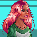 Meu projeto do curso: Retrato de personagens femininas com Procreate. Un projet de Illustration traditionnelle de Priscila Barone - 02.07.2020