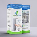 Greenerinse Packaging and coupon card design. Un projet de Conception de produits, Design graphique , et Packaging de Eduardo Morente - 30.06.2020