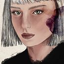 Mi Proyecto del curso: Retrato ilustrado con Procreate. Graphic Design project by Melissa Lozano - 07.02.2020