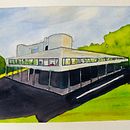 My project in Architectural Sketching with Watercolor and Ink course. Un proyecto de Ilustración arquitectónica de lindabachrach - 03.07.2020