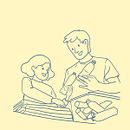 Ilustraciones para cambiar malos habi. Un projet de Illustration traditionnelle de Solmi Angarita - 04.07.2020