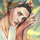 Mi Proyecto del curso: Retrato ilustrado con Procreate. Un progetto di Illustrazione tradizionale di valentinapetaki - 06.07.2020