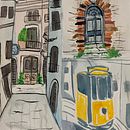 Meu projeto do curso: Paisagens urbanas em aquarela. Watercolor Painting project by Pamela Andrade - 07.06.2020