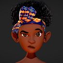 Rosi - Black female child. 3D, Game Design, Character Design, and 3D Character Design project by Roman C. Ojer - 04.01.2020