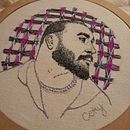 Mi Proyecto del curso: Creación de retratos bordados. Bordado projeto de Coky Campagnoli - 07.07.2020