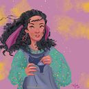 Mi Proyecto del curso: Retrato de personajes femeninos con Procreate. Desenho de retrato e Ilustração tradicional projeto de Lara Nicolau - 21.07.2020