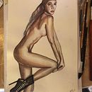 Watercolor but nude. :). Een project van Aquarelschilderen van Julie Pearl Matira - 09.07.2020