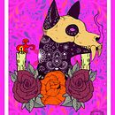 xoloitzcuintle. Projekt z dziedziny Trad, c, jna ilustracja i Grafika wektorowa użytkownika Aldo Solis - 09.07.2020