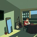 Ilustración confinada. Projekt z dziedziny R, sunek c, frow, Projektowanie c, frowe, Projektowanie graficzne, Trad, c, jna ilustracja, Ilustracja c i frowa użytkownika Cora Dvil - 09.05.2020