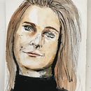 Mi Proyecto del curso: Cuaderno de retratos en acuarela. Watercolor Painting project by Lucas López - 07.09.2020
