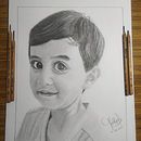 Mi Proyecto del curso: Retrato realista con lápiz de grafito - Mi sobrino Martin.. Desenho a lápis, Desenho artístico, e Desenho realista projeto de Camilo Zamora - 09.07.2020