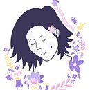 Mi Proyecto del curso: Retrato ilustrado con elementos botánicos. Un progetto di Disegno di ritratti e Illustrazione tradizionale di camifran_diaz - 10.07.2020