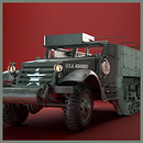 M3 HALFTRACK_VEHICLE HARDSURFACE Ein Projekt aus dem Bereich 3D, 3-D-Animation, 3-D-Modellierung, Audiovisuelle Produktion und Videospiele von Jesús Parras Chica - 15.02.2020