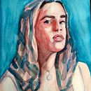 Mi Proyecto del curso: Retrato artístico en acuarela. Projekt z dziedziny Malowanie akwarelą użytkownika Bea - 12.07.2020