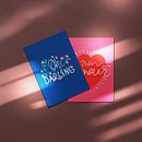 Proyecto personal de postales personalizadas . Un progetto di Lettering di Marieta Garabatea - 12.07.2020