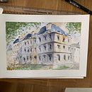 Meu projeto do curso: Desenho arquitetônico com aquarela e tinta. Artes plásticas projeto de Paola Armani - 13.07.2020