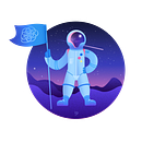 Descubre la galaxia. Criatividade, Desenho, Desenho digital, Design, Design digital, Design gráfico, Ilustração digital, Ilustração infantil, Ilustração vetorial e Instagram projeto de Esther Valero Ballestero - 13.07.2020