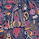 Space Doodle. Un progetto di Illustrazione digitale di leonbodha - 13.07.2020