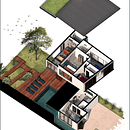 My project in Digital Illustration of Architectural Projects course (Casa 4). Un projet de Illustration architecturale de Rafaella Miranda - 28.05.2020