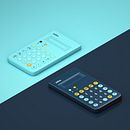 20TH CENTURY TECNOLOGY | Volume 04 - Calculators. 3D, Product Design, Traditional illustration, and Digital Illustration project by Camilo Belmonte - 07.13.2020